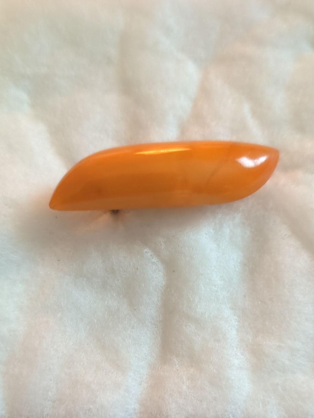 Vintage Butterscotch Bakelite Brooch Pin